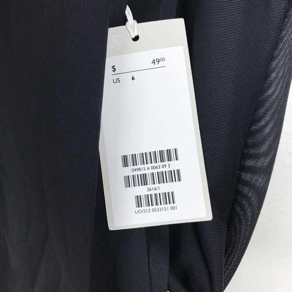 COS Seamless Slip Dress Black - Picture 4 of 6